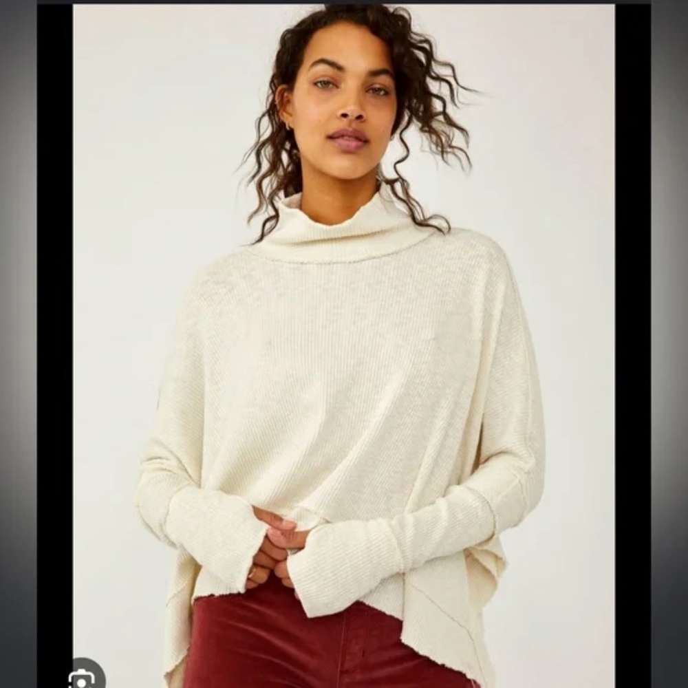 Free People Moon Daisy Thermal Pullover